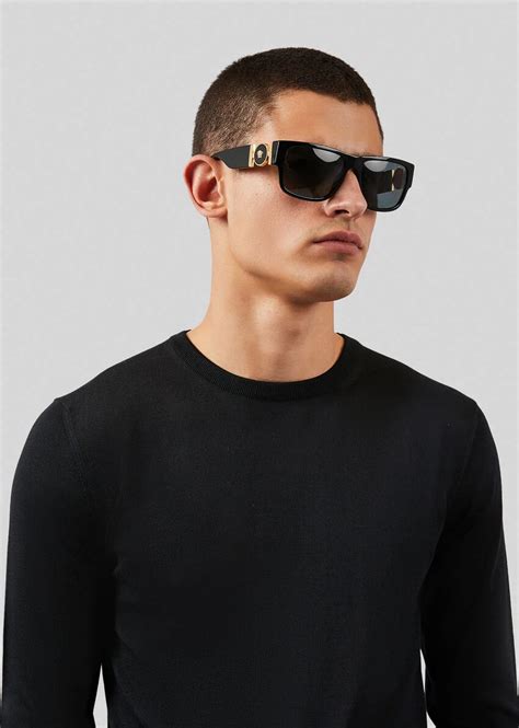 versace men's square sunglasses|best oversized sunglasses versace.